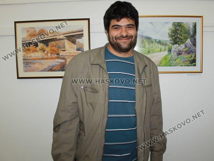 Природни пейзажи от Димитровград и различни краища на България подреди в зала "Асен Крайшников"  художникът Йордан Йорданов