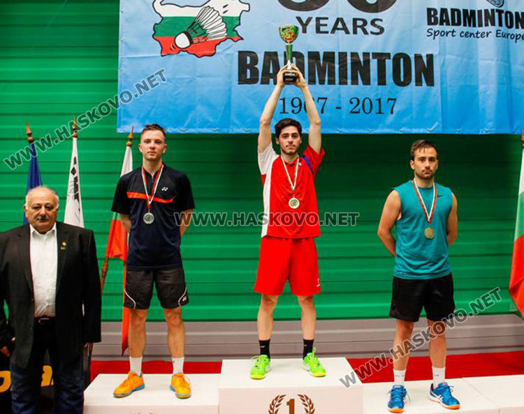 Хасково превзе върха на Държавното по бадминтон, Даниел Николов е шампион