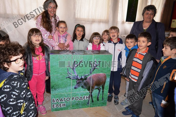 Тайните на шишарката разгадаваха деца от група "Мечо пух" в Историческия музей 