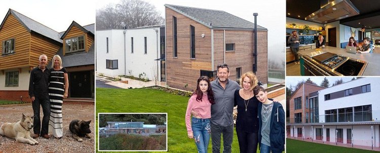 Семейство вдигна новата си къща за четири дни