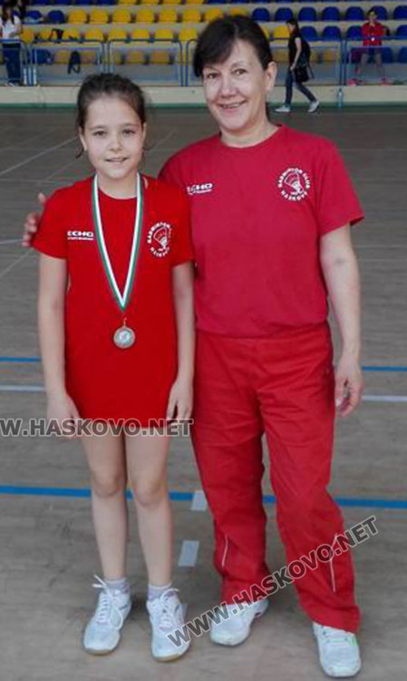 11-годишна бадминтониска от Хасково вицешампион в прощъпулника си на Държавното 
