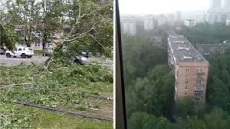 7 загинали и близо 70 ранени при ураган в Москва (видео)