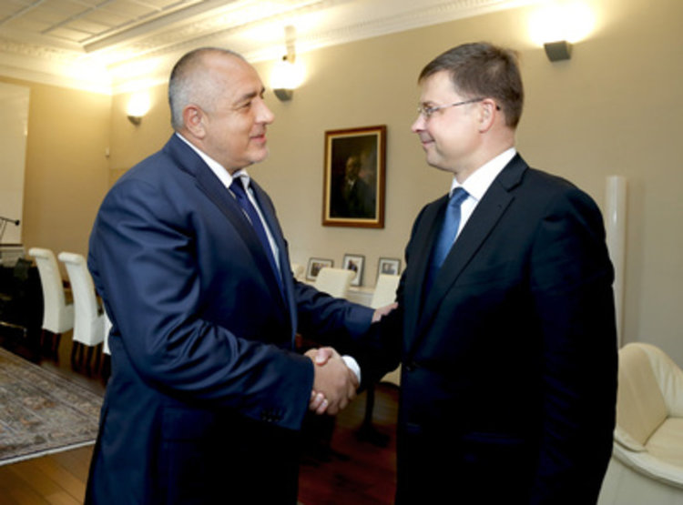 Борисов се срещна със заместник-председателя на ЕК