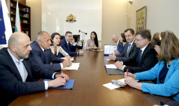 Борисов се срещна със заместник-председателя на ЕК