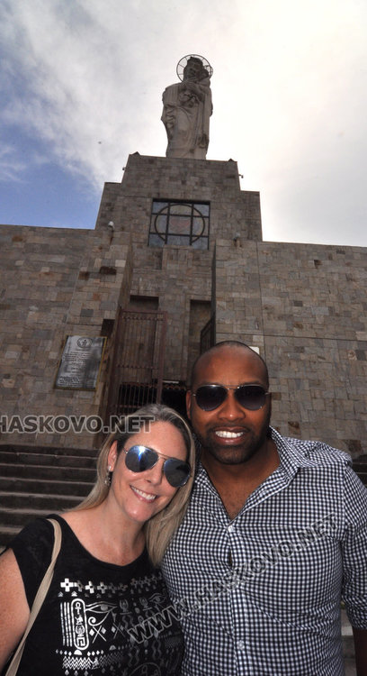  Адриано  Триндажи със съпругата си 