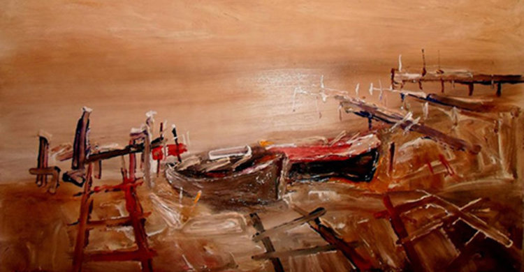 Част от творбите на художника