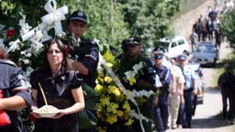 Колеги, близки и приятели изпратиха майор Георги Анастасов