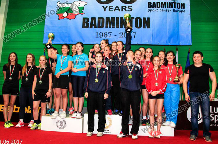 Бадминтонистите на Хасково завладяха стълбицата на Държавния отборен шампионат