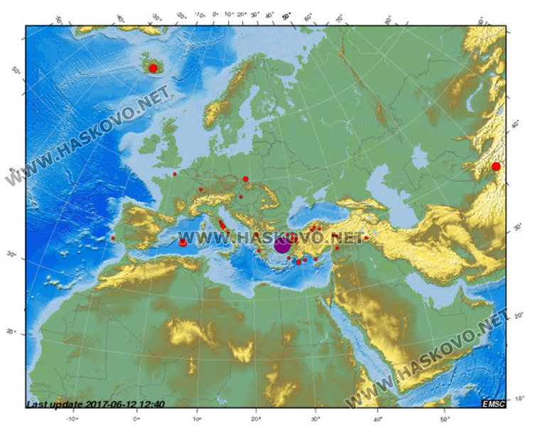 Земетресение разлюля горните етажи в Хасково