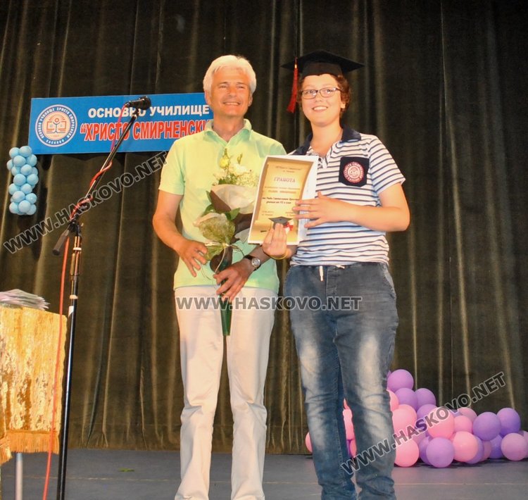 Директорът Венко Точевски и Ради Делчев