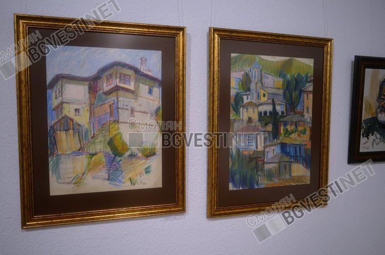 Приятели се поклониха пред големия художник Йордан Йорданов/Юри/ с ретроспективна изложба в Смолян