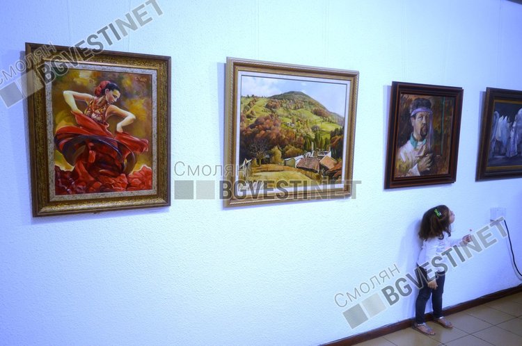 Приятели се поклониха пред големия художник Йордан Йорданов/Юри/ с ретроспективна изложба в Смолян