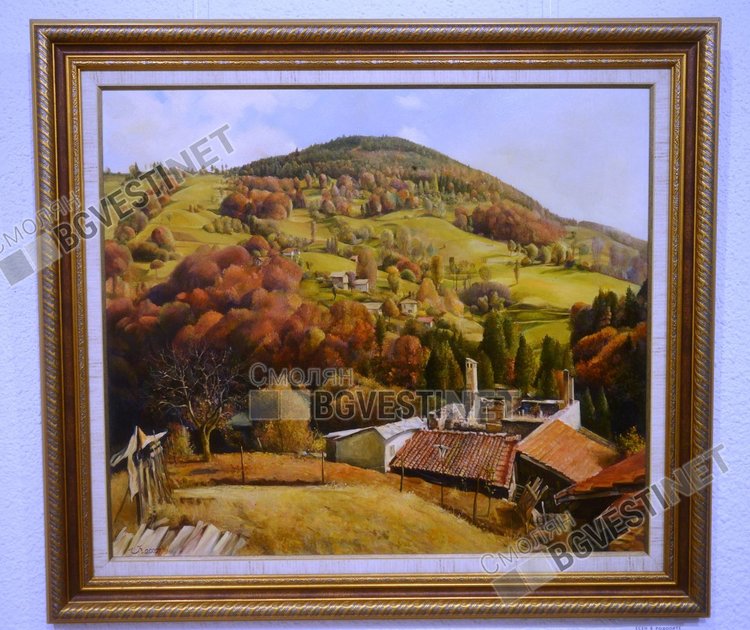 Приятели се поклониха пред големия художник Йордан Йорданов/Юри/ с ретроспективна изложба в Смолян