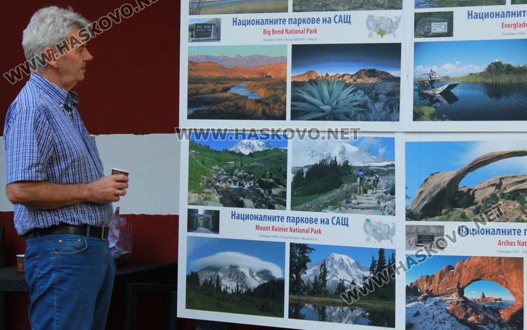 Красотата на националните природни паркове на САЩ представя изложба, открита снощи в Лятната читалня на Градска библиотека