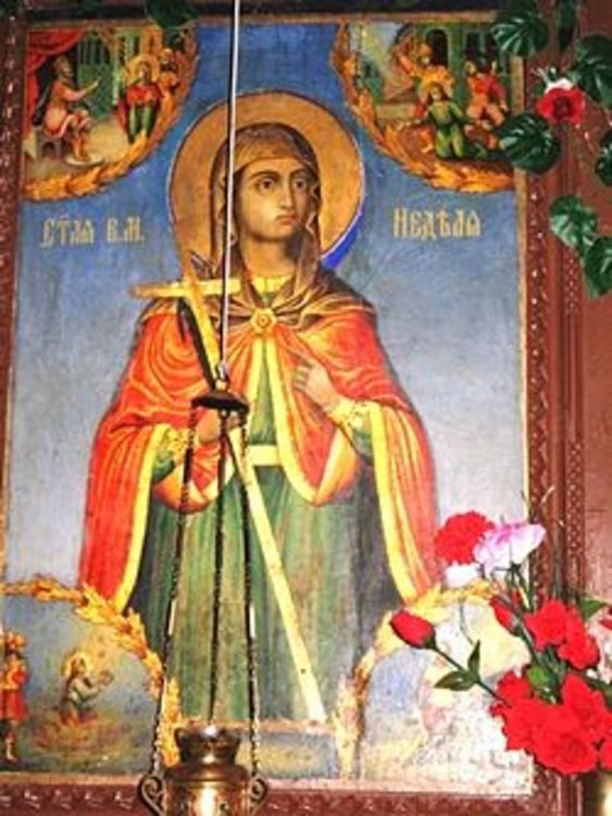 Православната църква тачи паметта на Света великомъченица Неделя