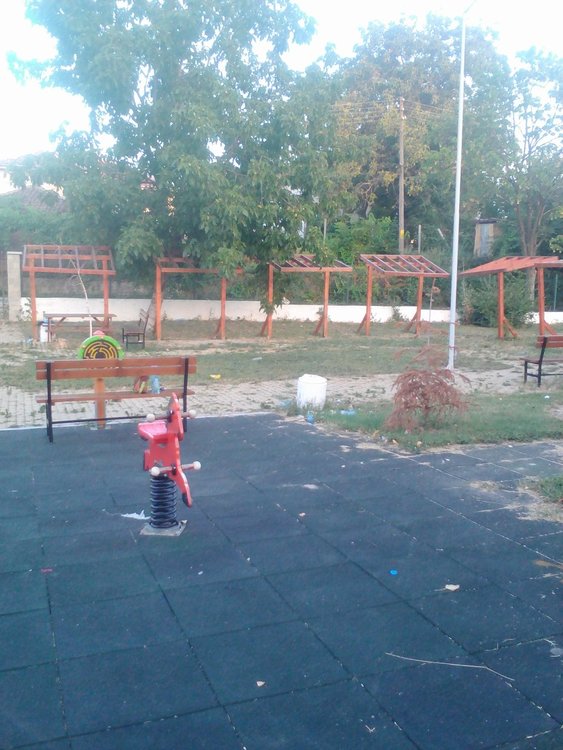 Големият парк в Стамболово потъна в мръсотия