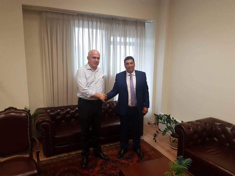 Областният управител Недялко Славов гостува на гръцкия си колега Христос Метиос