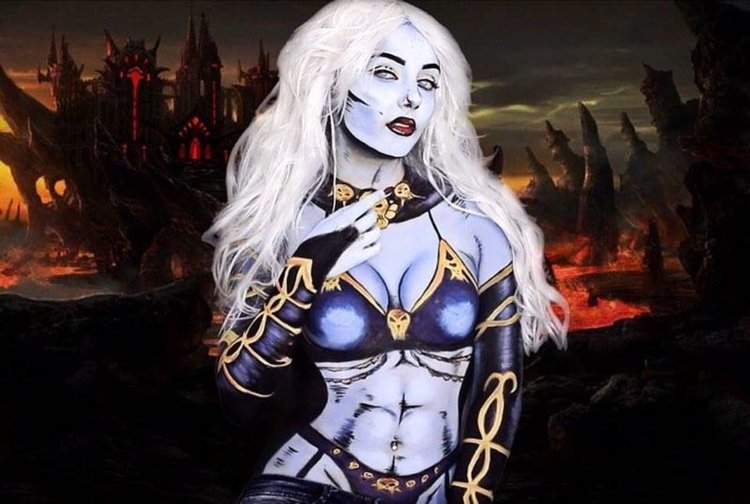   Част от превъплащенията на Мелания 