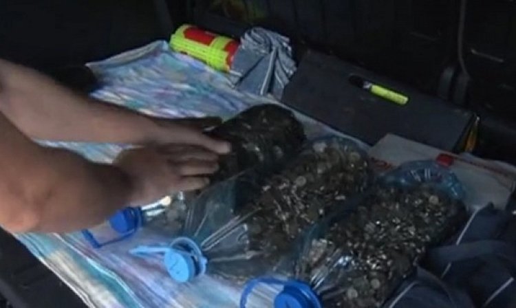 Протест с жълти стотинки: Мъж плати сметка с 65 кг монети