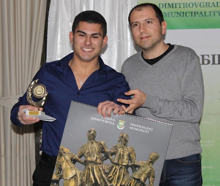 Ивайло Костов бе сред 10-те най-добри спортисти в Димитровград за 2016 година
