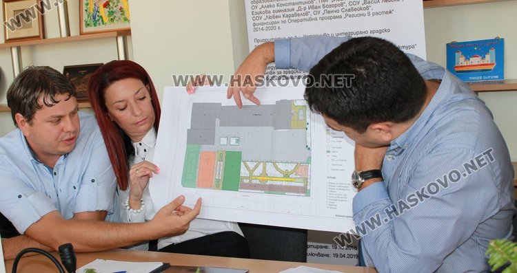 Проектът за ремонт на двора на ПЕГ "Д-р Иван Богоров" 