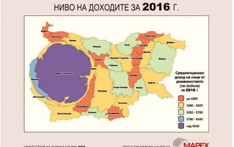 ИПИ: Най-ниско е заплащането в Кърджали
