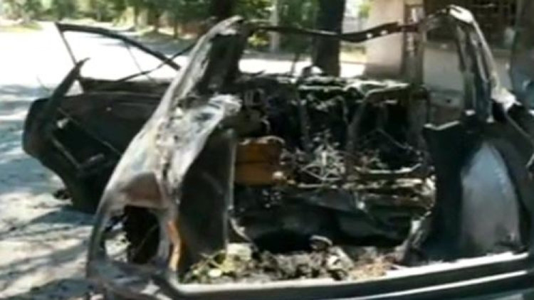 Кола с газова уредба гръмна в движение