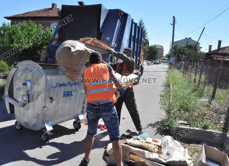 Контейнерът беше почистен