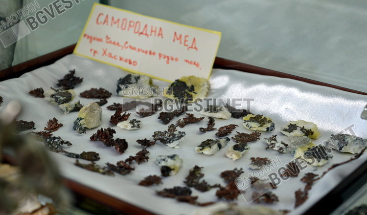 Самородната мед също е рядкост и прилича на фини малки листенца