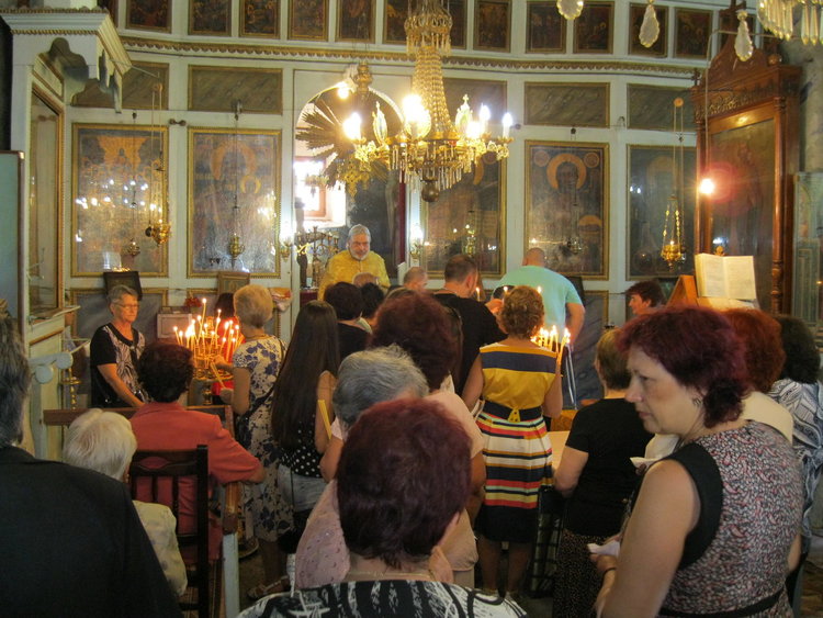 Празничен водосвет и литургия в църквата "Успение Богородично" в Смолян