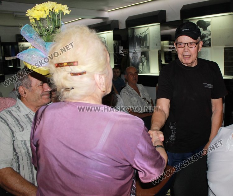 Мария Георгиева поздрави героя на соц.труд Ради Гочев, два пъти носител на званието