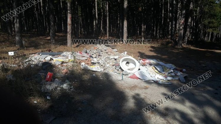 Превърнаха горичката до бившия ТЕЦ в сметище