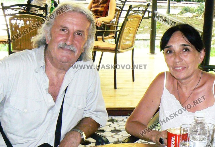 Художникът Христо Панев и съпругата му Иваничка