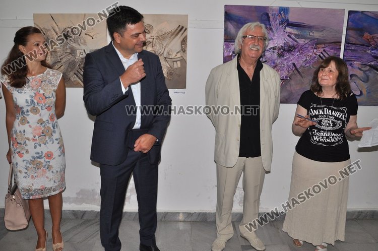 Откриването на изложбата