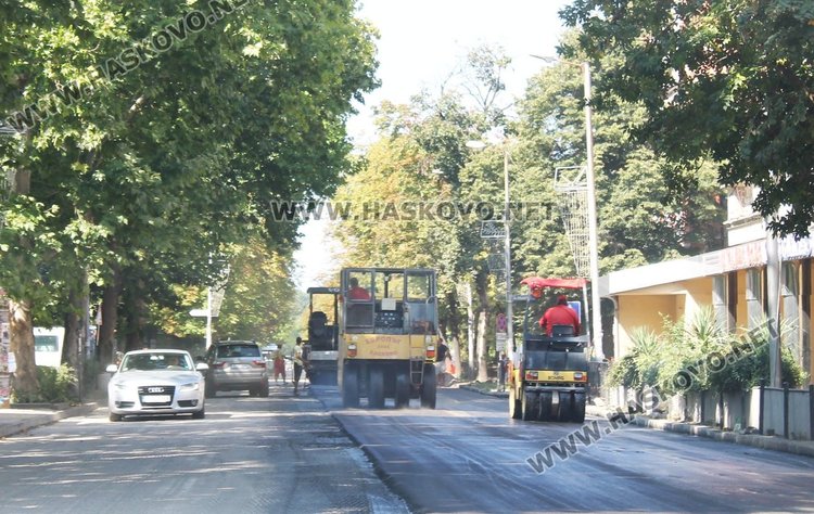 Приключи първият етап от ремонта на участъка от бул."Христо Ботев" в Димитровград