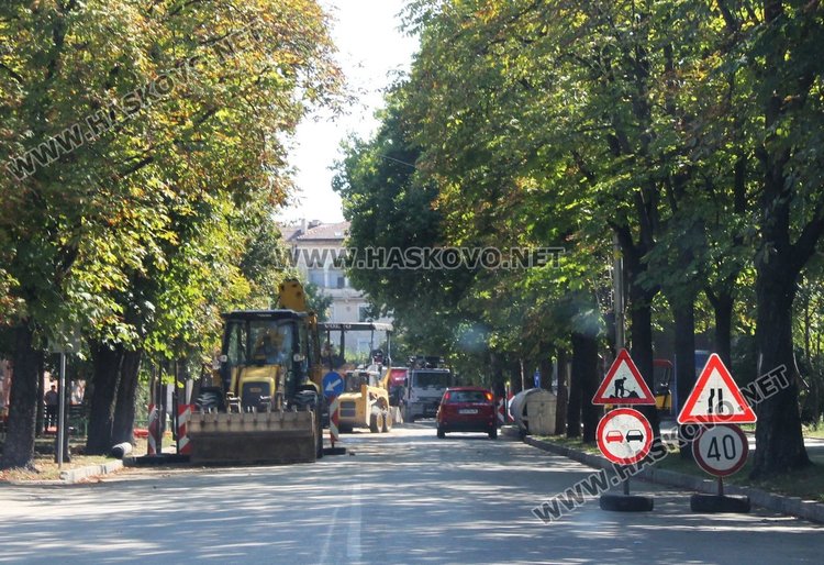 Предстои втори етап, при който ще се работи в южното платно на бул."Христо Ботев"