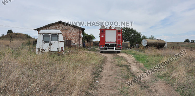 Краварник с 30 животни пламна край Узунджово