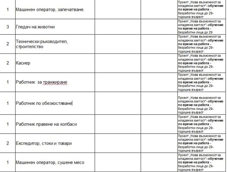 Търсят 26 учители чрез борсата в Димитровград