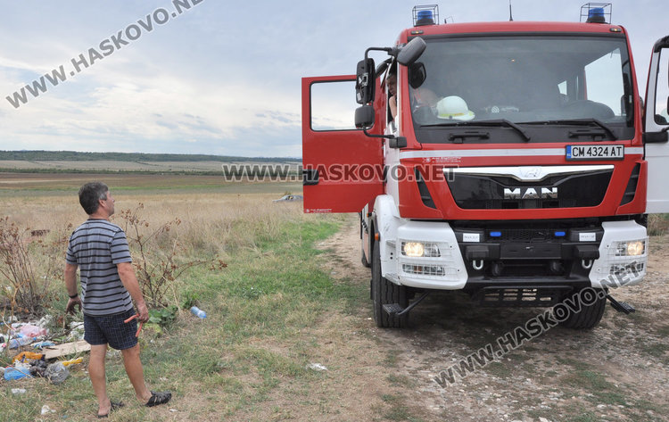 Краварник с 30 животни пламна край Узунджово