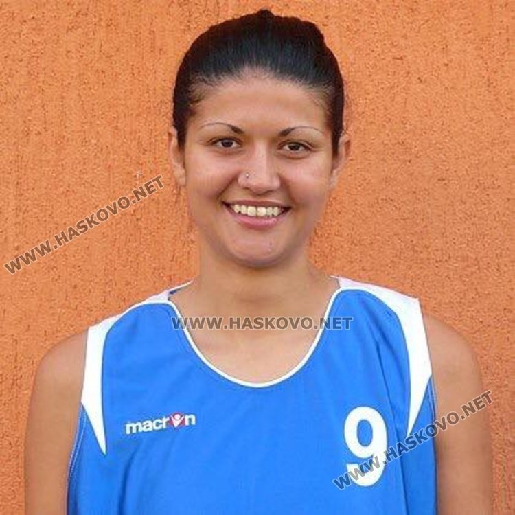 новото попълнение в баскетболния женски тим на Хасково Цветомила ПЕтрова