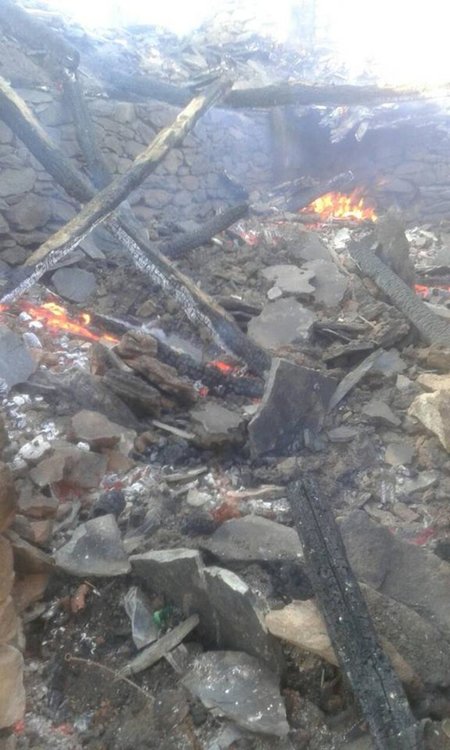 Пожар изпепели две къщи в ардинското село Любино