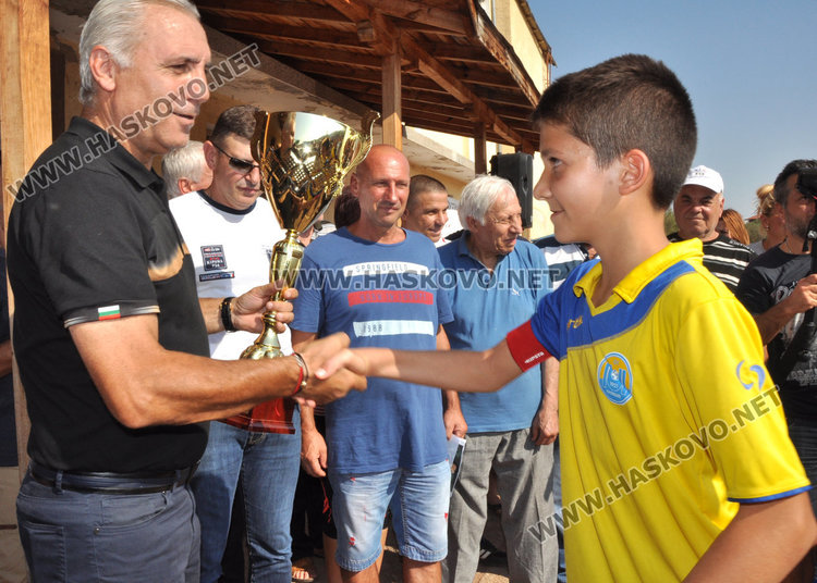 Стоичков и капитана на "Марица" - Пловдив