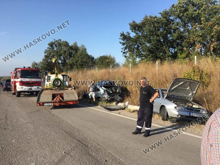 Автомеле с 6 коли на пътя за Димитровград