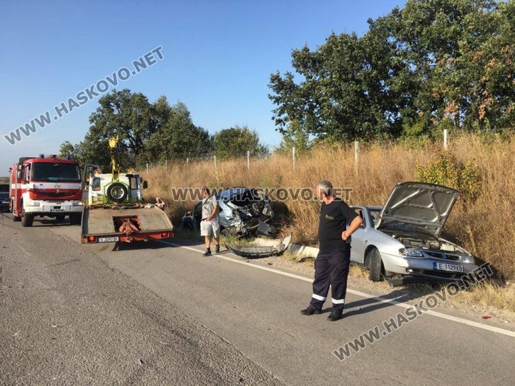 Автомеле с 6 коли на пътя за Димитровград