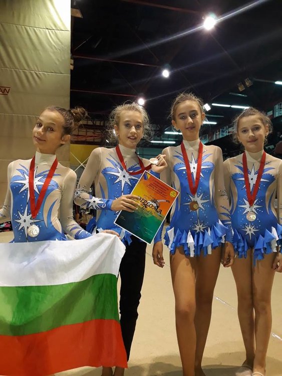 Гимнастичките от „Афродита“ с медали от международен турнир в Сараево