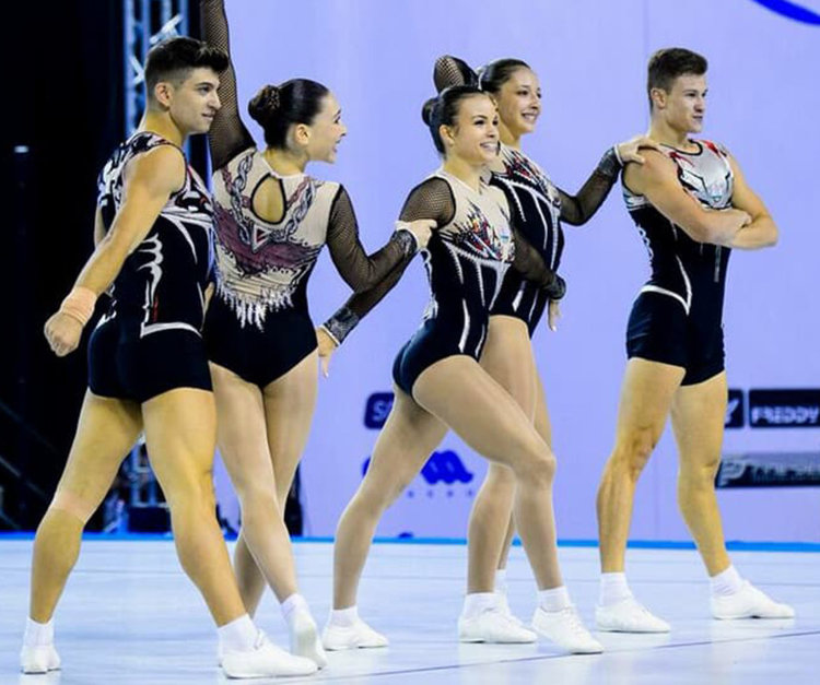 Баротев и националите с редица успехи в Европейското по спортна аеробика