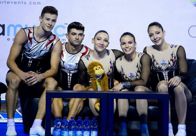 Баротев и националите с редица успехи в Европейското по спортна аеробика