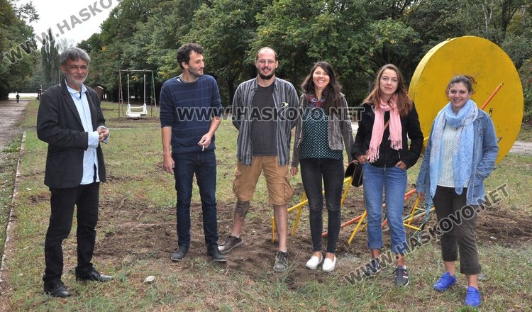 Студентите и техния ръководител