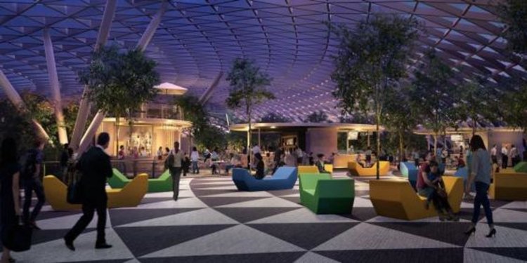 Най-доброто летище в света пленява с гора и водопад на закрито