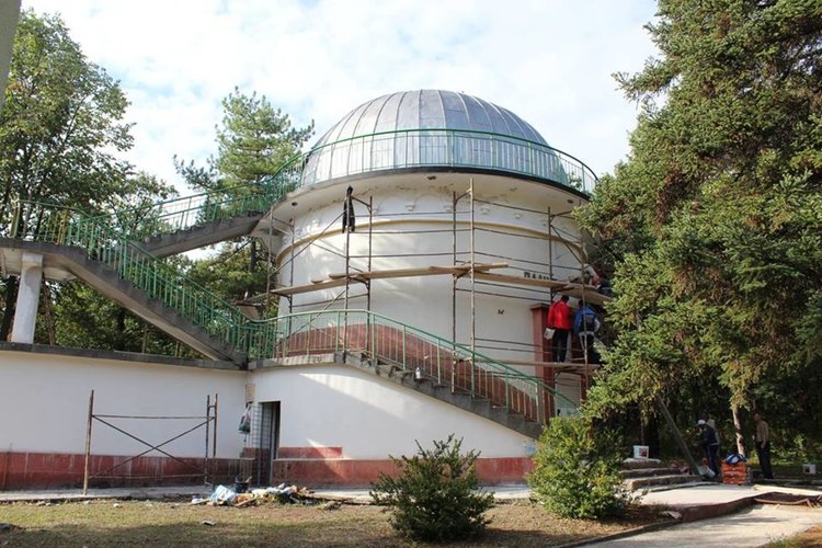 Започна ремонт на звездната зала в планетариум "Джордано Бруно", снимки - НАОП "Джордано Бруно"